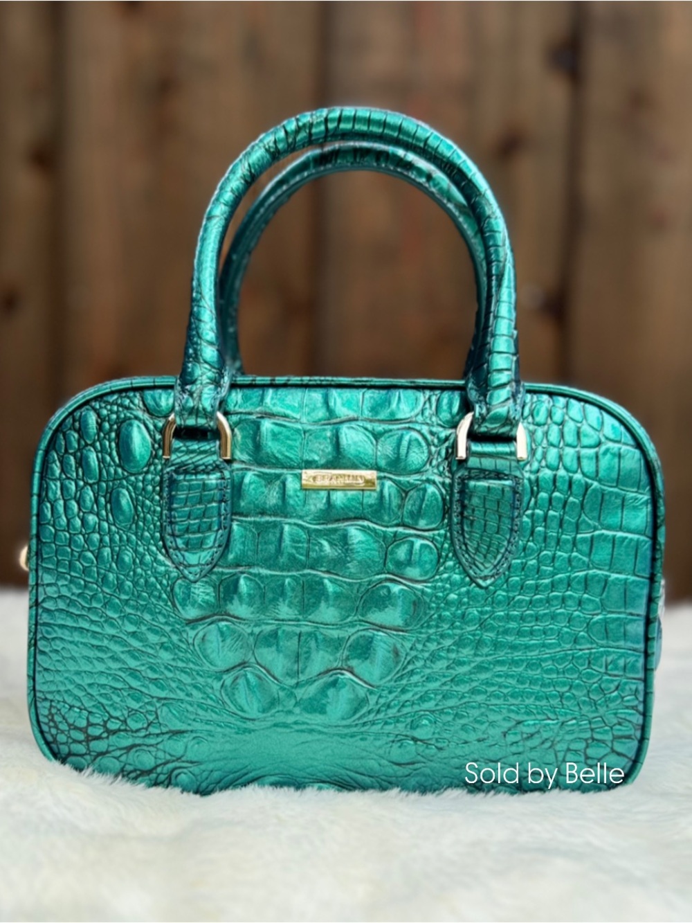NWT Brahmin Mara Mystic Green Melbourne Purse